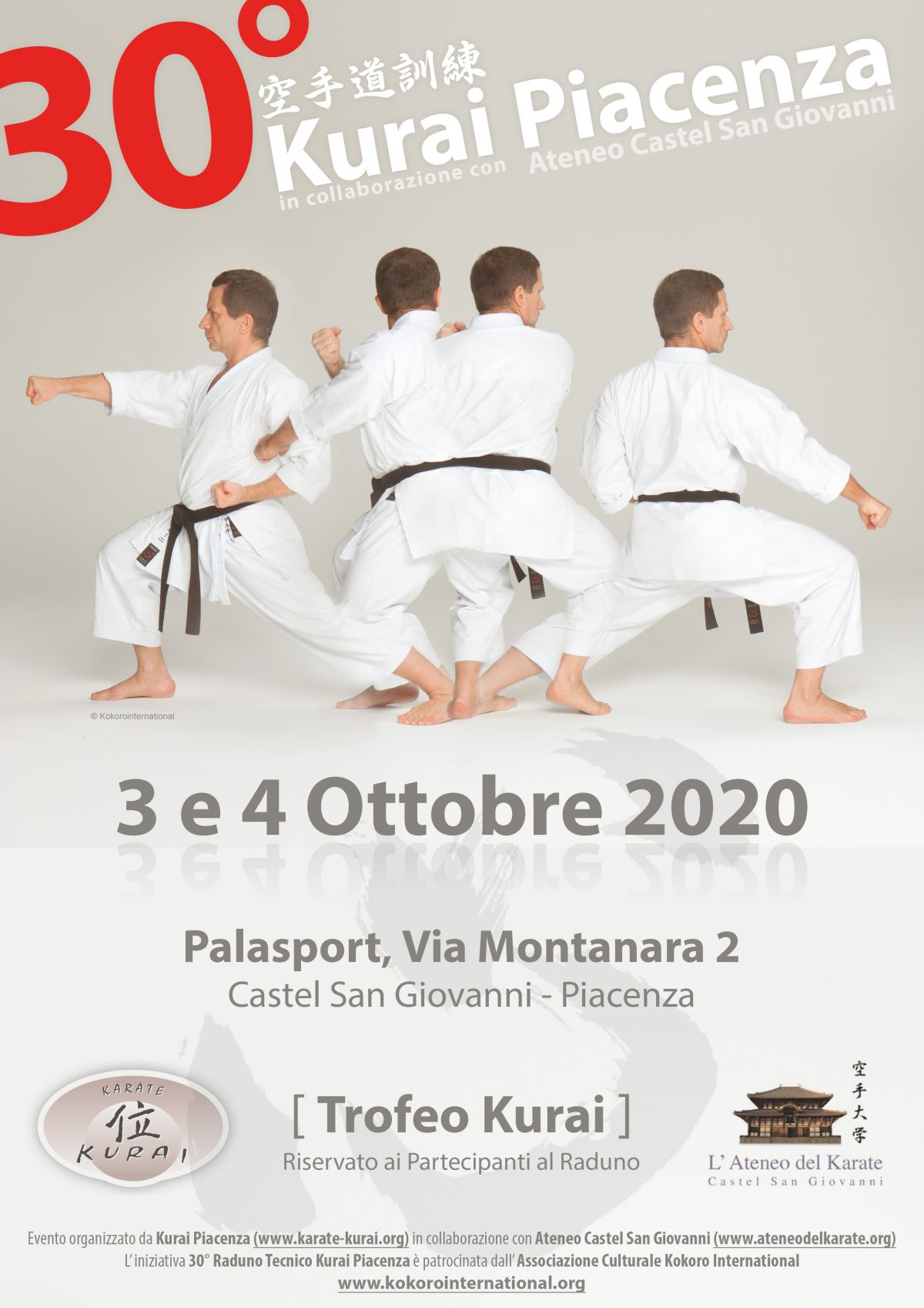 Kurai Karatedo Kunren 2020: Cambio data (aggiornamento 16/05/2020)